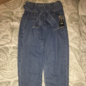 Paper Bag Jean Pants